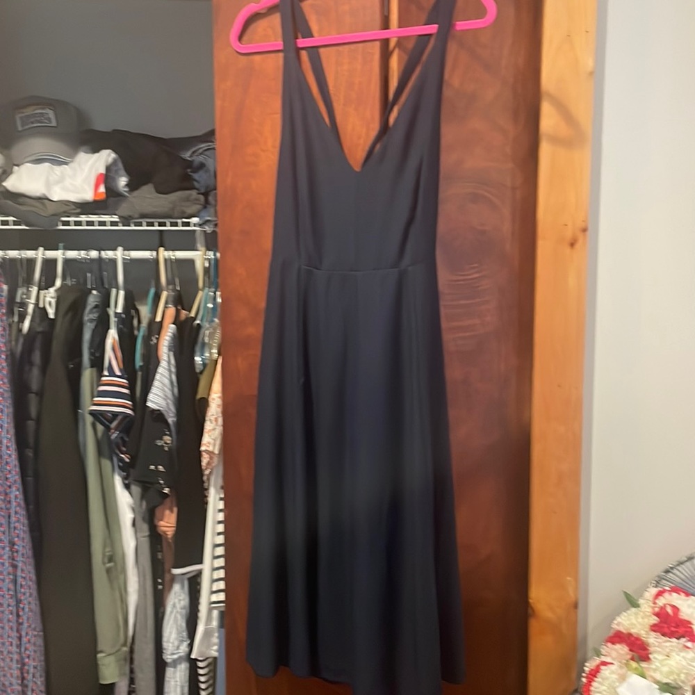 Open back Madewell midi dress